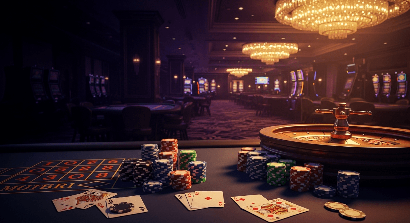 Casino hero background